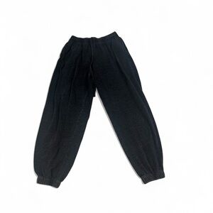 Garage Women’s Ultrafleece Straight Leg Joggers Small Acid wash Gray Black